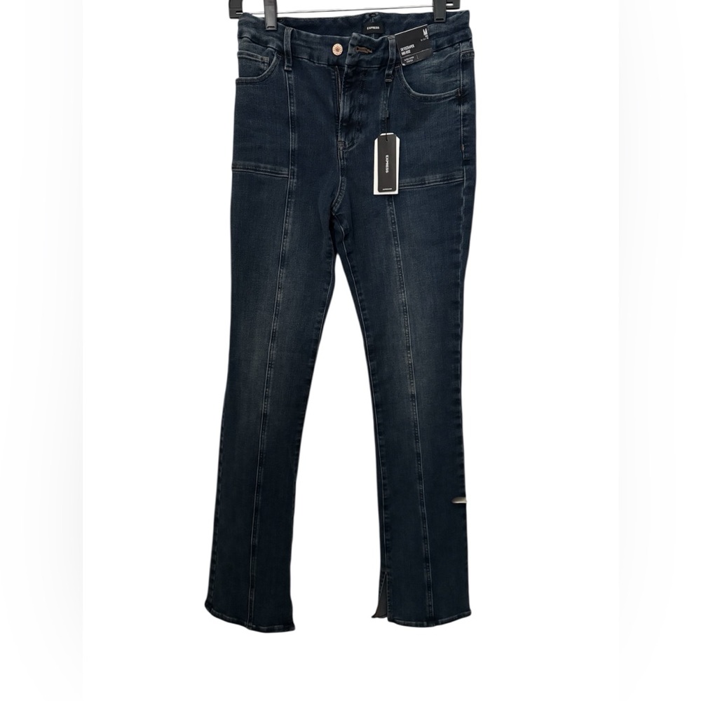 Express Dark Blue Flex Jeans